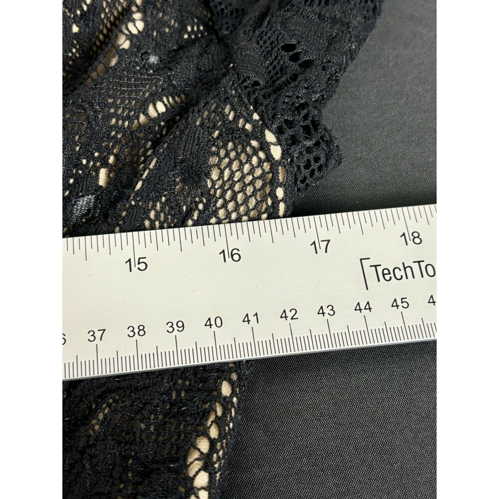 VTG Karen Alexander Boston Proper Black Lace Cocktail Dress Sz‎ 6 WhimsyGoth Y2K - Picture 11 of 14